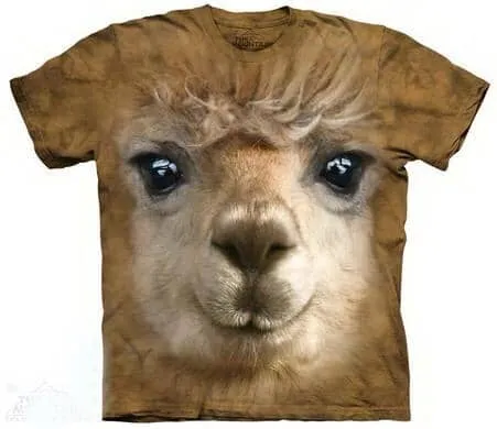 t-shirt: Big Alpaca Face