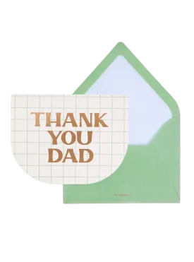 Thank You Dad Greeting Card