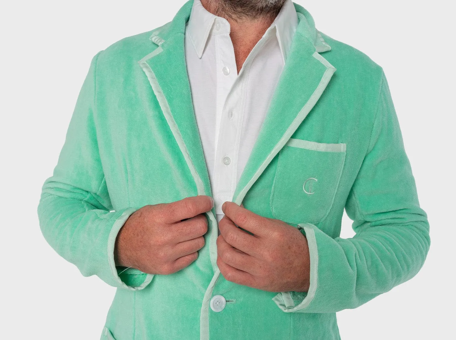 The Criquet Toweling Blazer - Mint