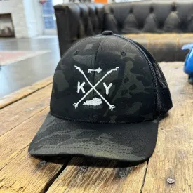 The Logo Trucker (Black Camo)