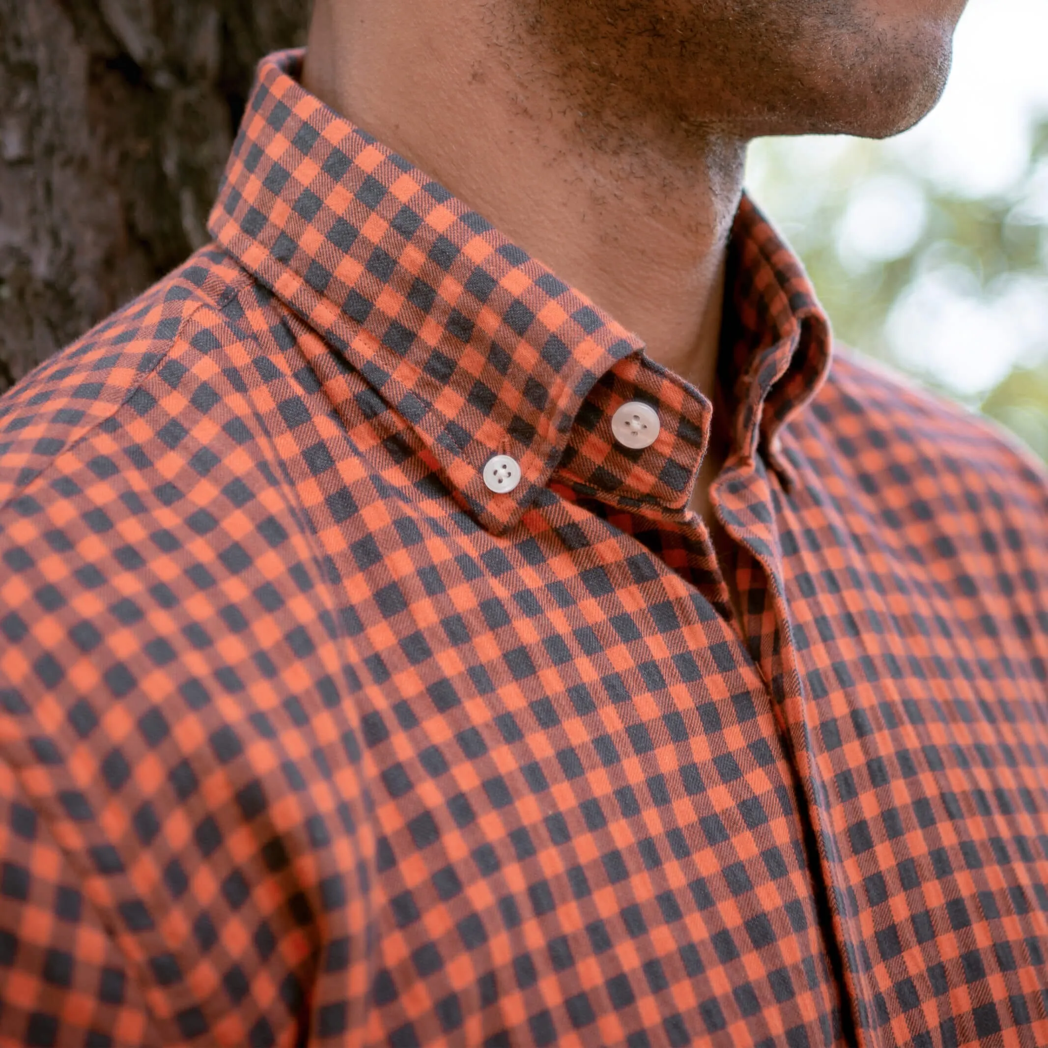 The Pumpkin Farwell Gingham Custom Shirt