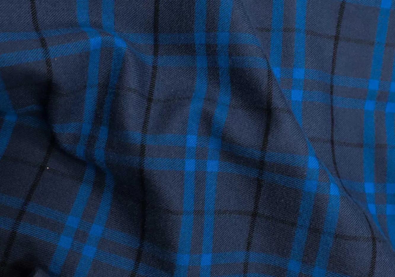 The Royal Blue Allard Brushed Twill Custom Shirt