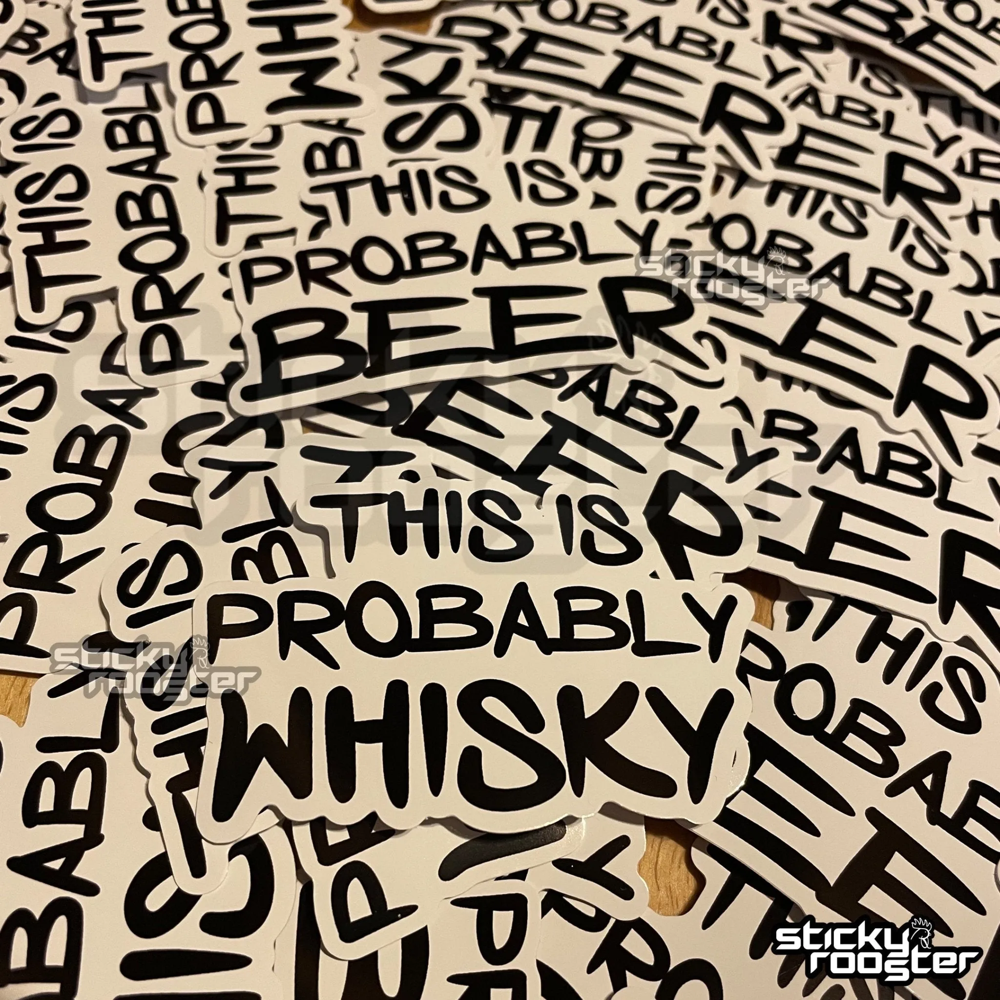 This Is Probably Beer sticker