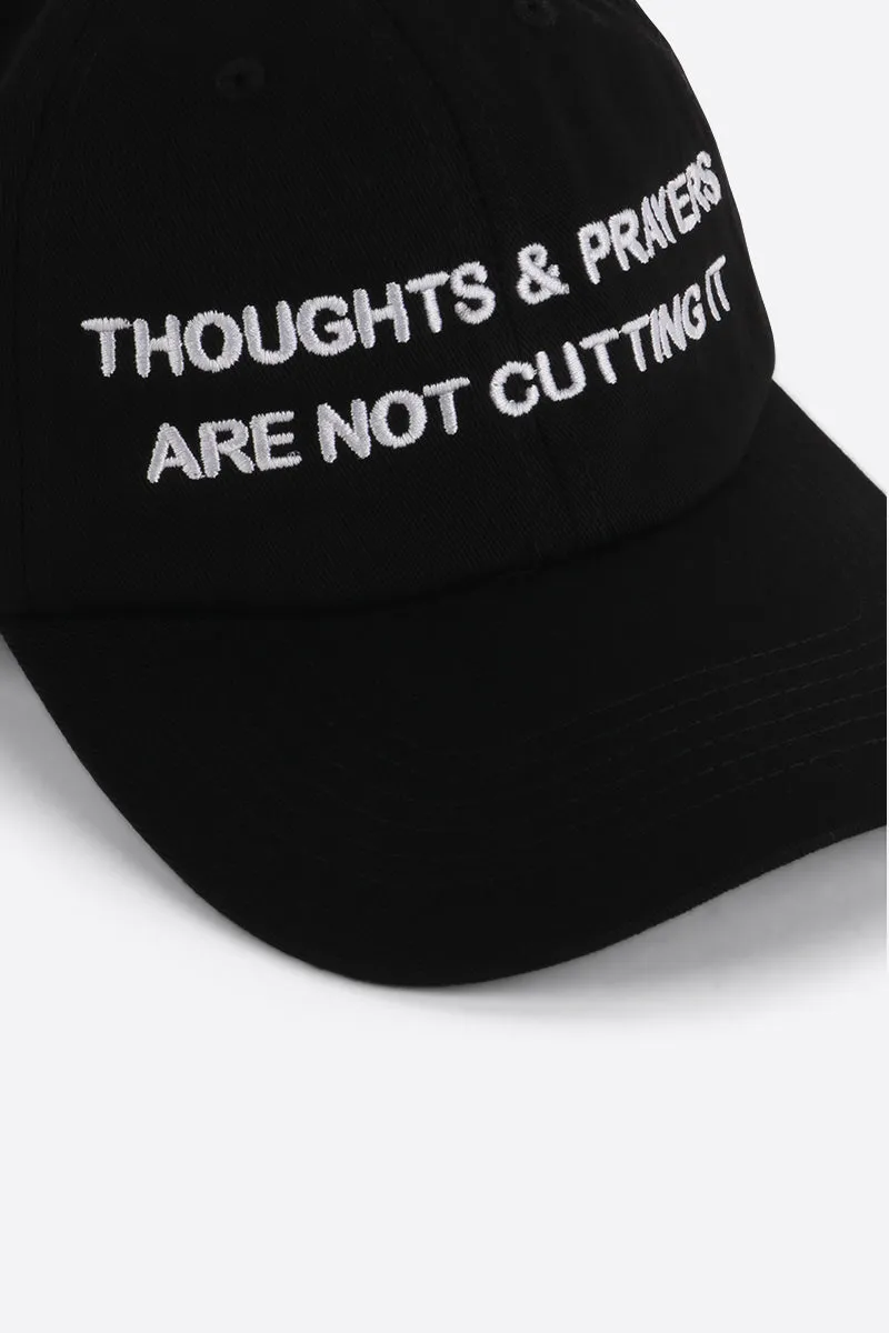 THOUGHTS & PRAYERS DAD CAP