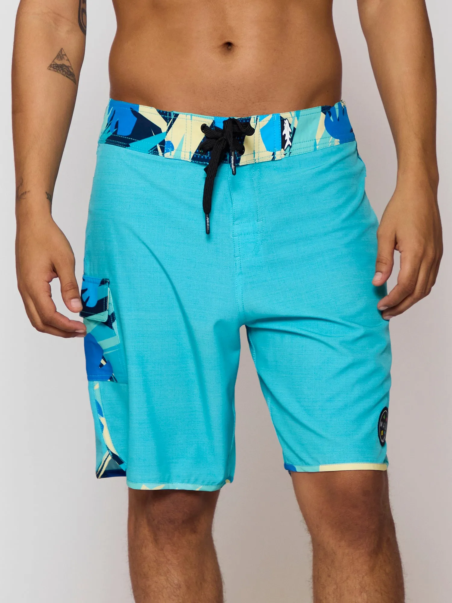 Thrashed Boardshorts in Pool