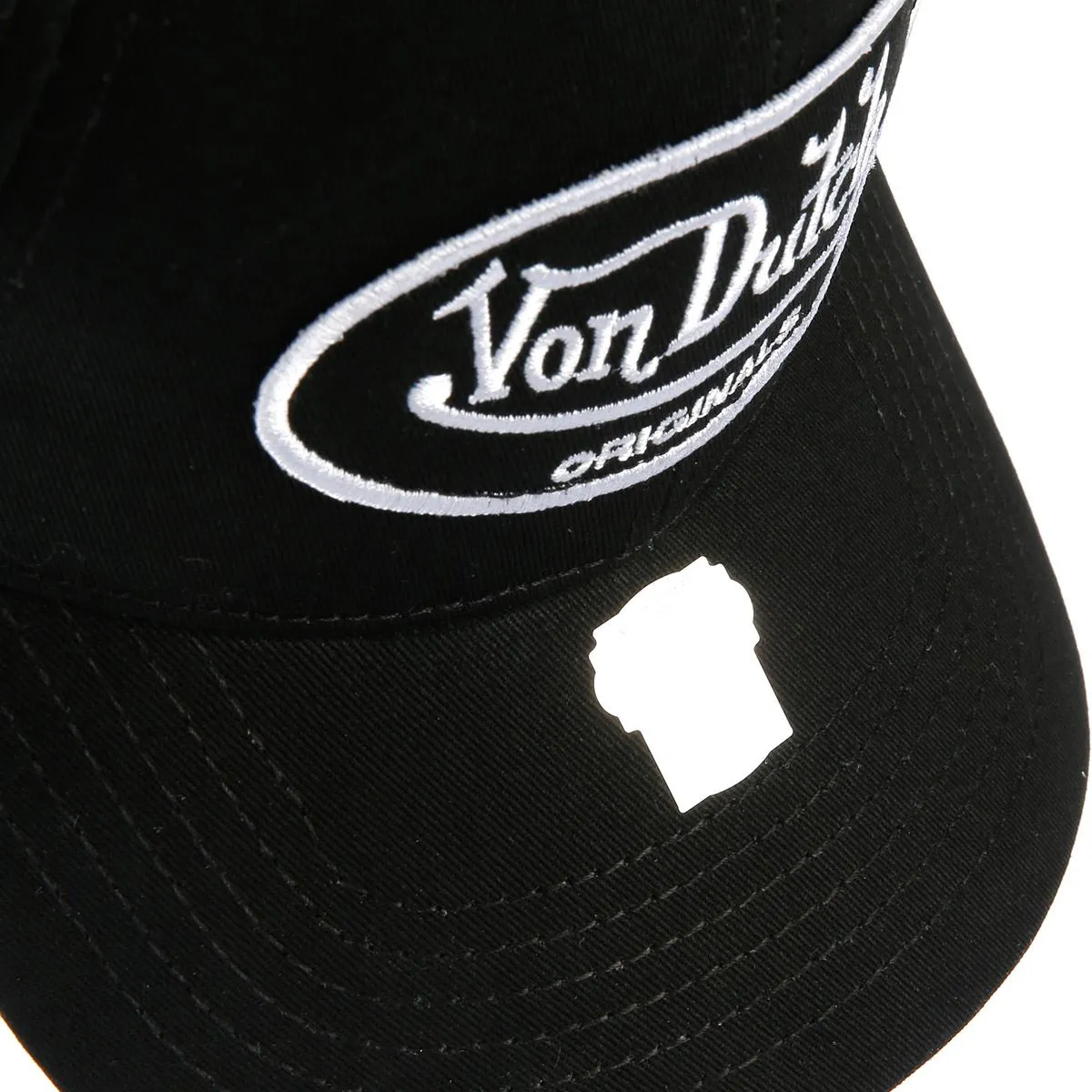 Von Dutch Dad Baseball Cotton Black Caps